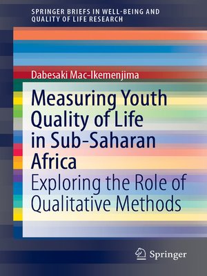 cover image of Measuring Youth Quality of Life in Sub-Saharan Africa